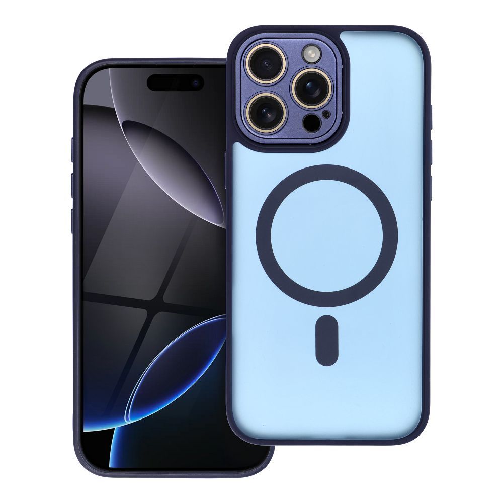 VARIETE MAG COVER Case compatible with MagSafe for SAMSUNG S25 FE navy blue