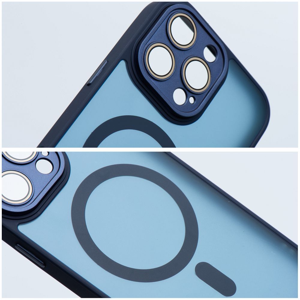 VARIETE MAG COVER Case compatible with MagSafe for SAMSUNG S25 FE navy blue