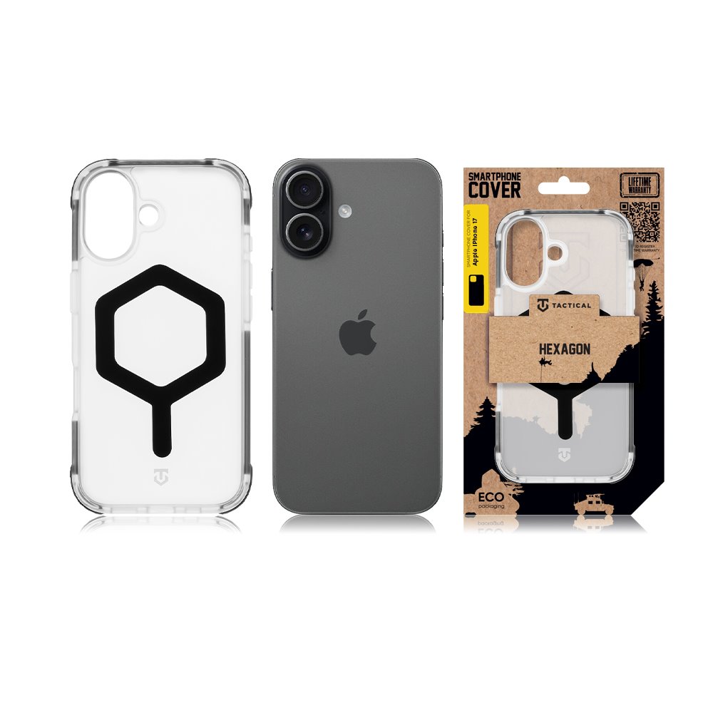 Tactical MagForce Hexagon Kryt pro Apple iPhone 17 T-Black