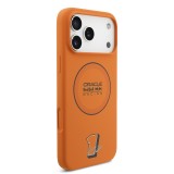 Red Bull Silicone Blue Ring MagSafe Zadní Kryt pro iPhone 17 Pro Max Orange