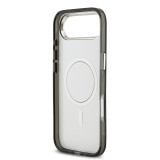 Karl Lagerfeld IML Aquarelle Karl and Choupette Zadní Kryt pro iPhone Air Black