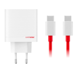 OnePlus SuperVooc 80W GaN Dual USB-A + USB-C Cestovní Nabíječka + USB-C/USB-C Kabel bílá