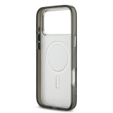 Karl Lagerfeld IML Aquarelle Karl and Choupette Zadní Kryt pro iPhone 17 Pro Max Black