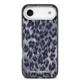 Karl Lagerfeld IML Leopard MagSafe Zadní Kryt pro iPhone Air Grey