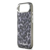 Karl Lagerfeld IML Leopard MagSafe Zadní Kryt pro iPhone Air Grey