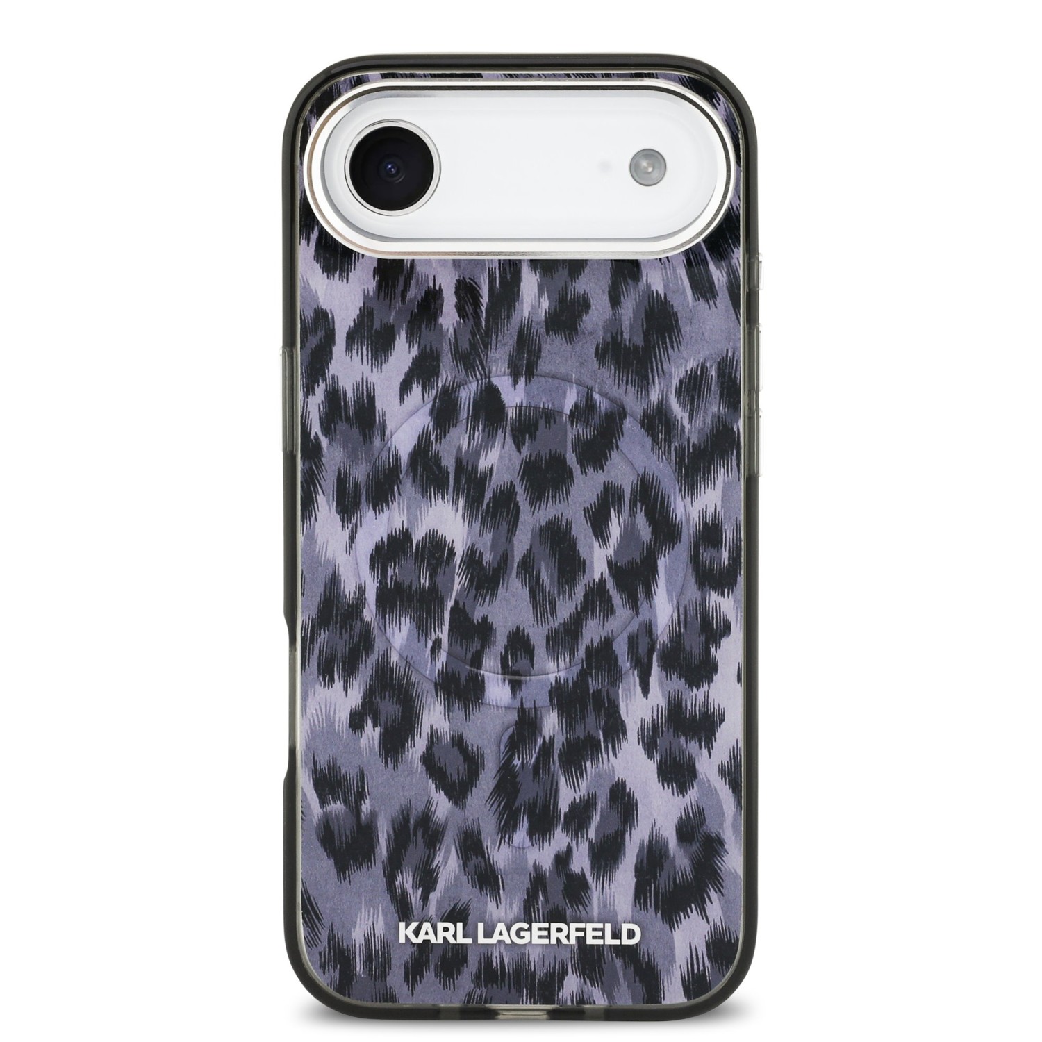 Karl Lagerfeld IML Leopard MagSafe Zadní Kryt pro iPhone Air Grey