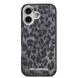 Karl Lagerfeld IML Leopard MagSafe Zadní Kryt pro iPhone 17 Grey