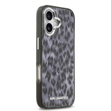Karl Lagerfeld IML Leopard MagSafe Zadní Kryt pro iPhone 17 Grey