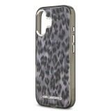 Karl Lagerfeld IML Leopard MagSafe Zadní Kryt pro iPhone 17 Grey