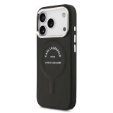 Karl Lagerfeld PU RSG Logo MagSafe Zadní Kryt pro iPhone 17 Pro Black