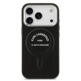 Karl Lagerfeld PU RSG Logo MagSafe Zadní Kryt pro iPhone 17 Pro Black