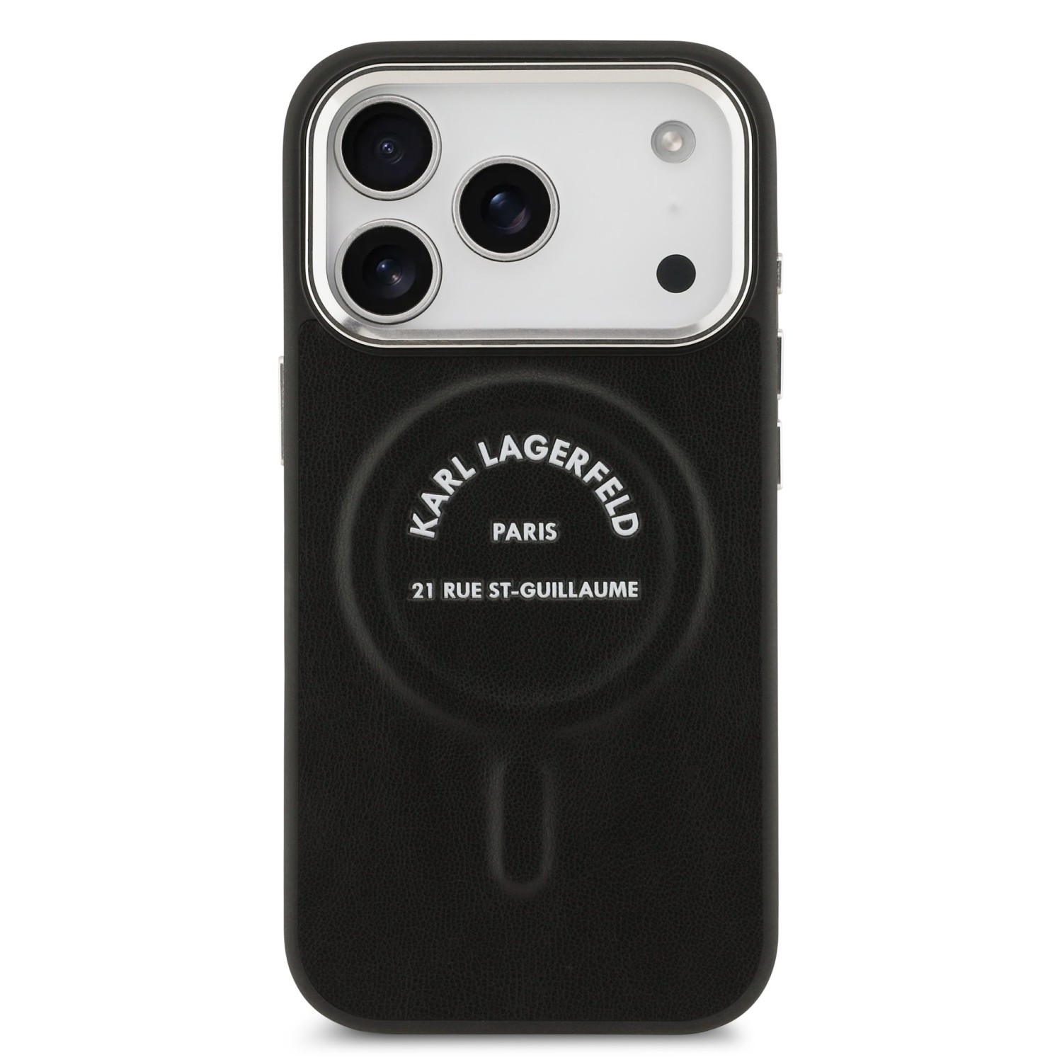 Karl Lagerfeld PU RSG Logo MagSafe Zadní Kryt pro iPhone 17 Pro Black
