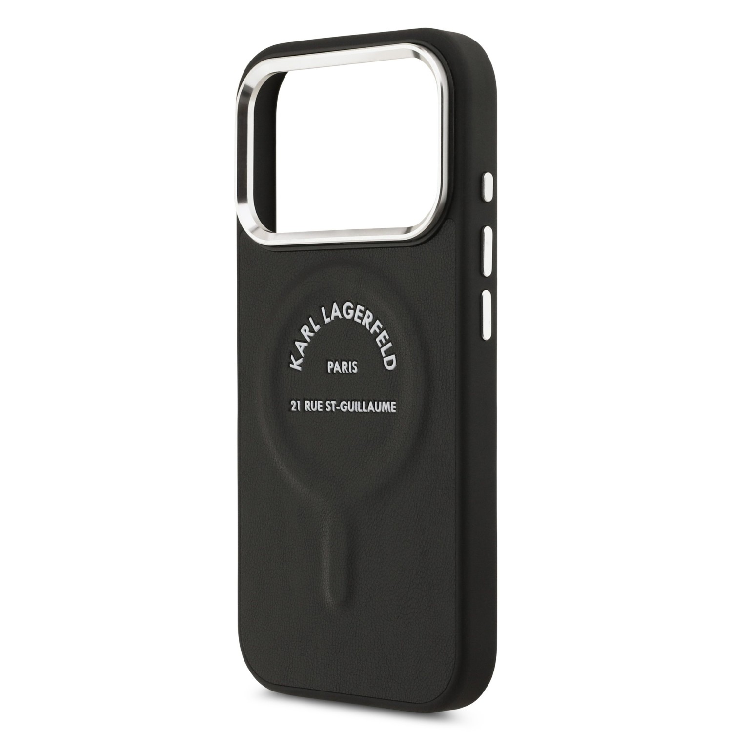 Karl Lagerfeld PU RSG Logo MagSafe Zadní Kryt pro iPhone 17 Pro Black