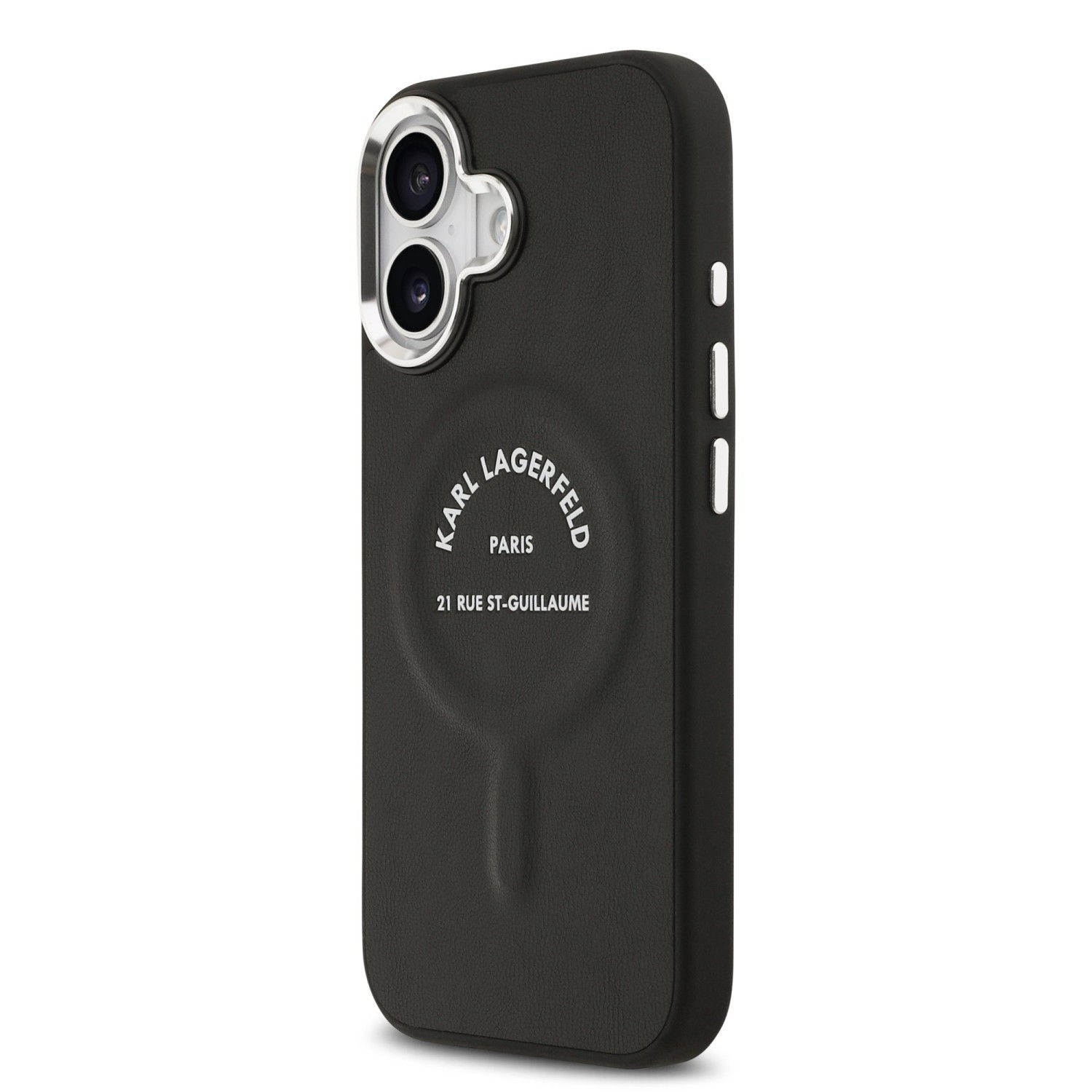 Karl Lagerfeld PU RSG Logo MagSafe Zadní Kryt pro iPhone 17 Black