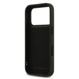 Karl Lagerfeld 3D Rubber Karl and Choupette Zadní Kryt pro iPhone 17 Pro Black