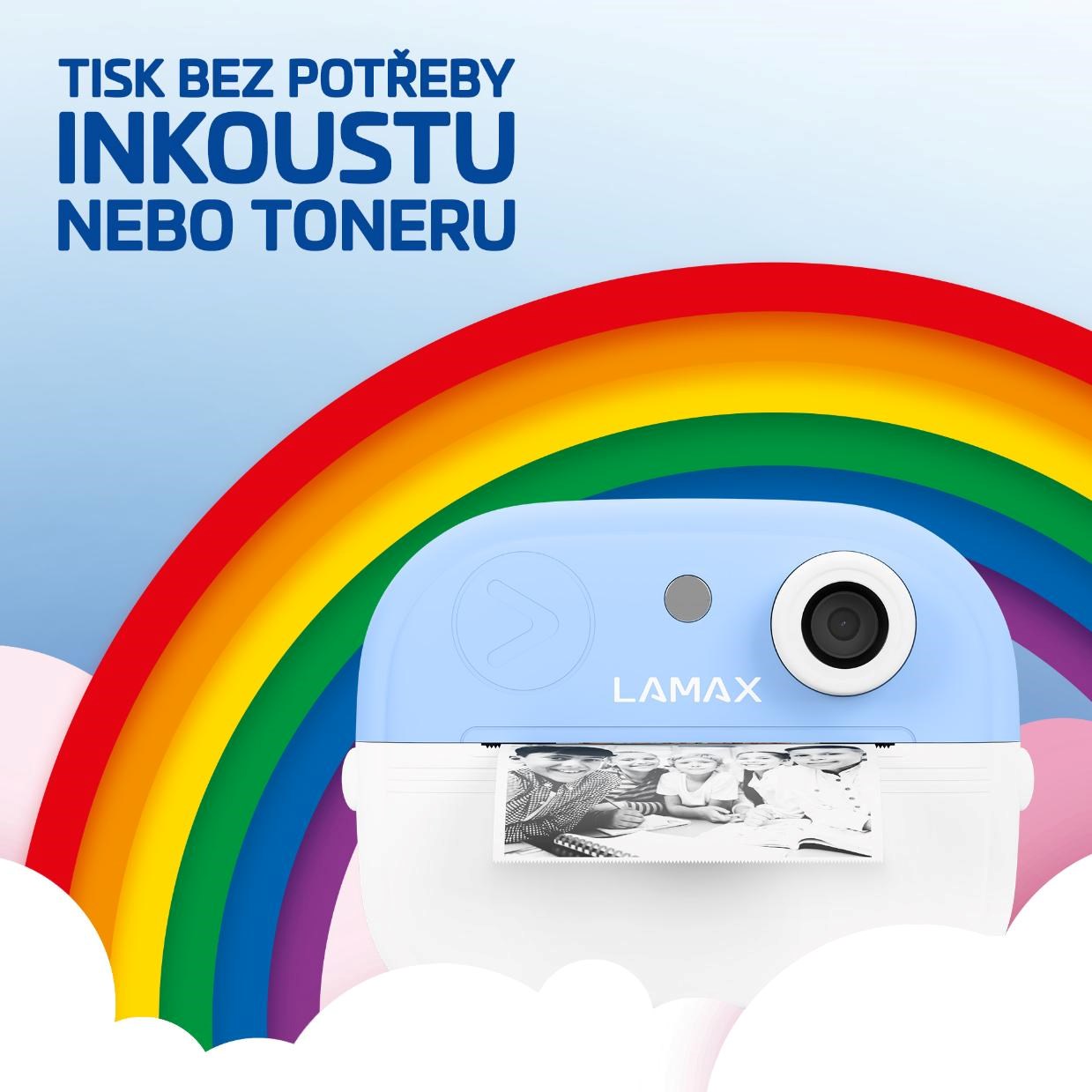 LAMAX InstaKid2 Play modrá