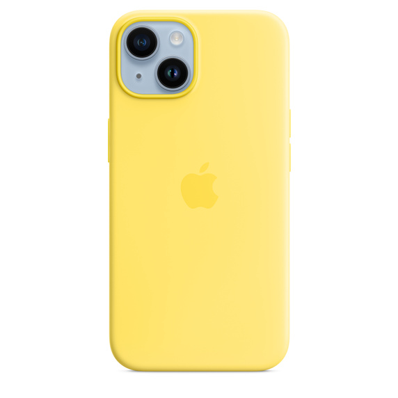 Zadní kryt Silicone Case with MagSafe s Apple iPhone 14 Plus, yellow