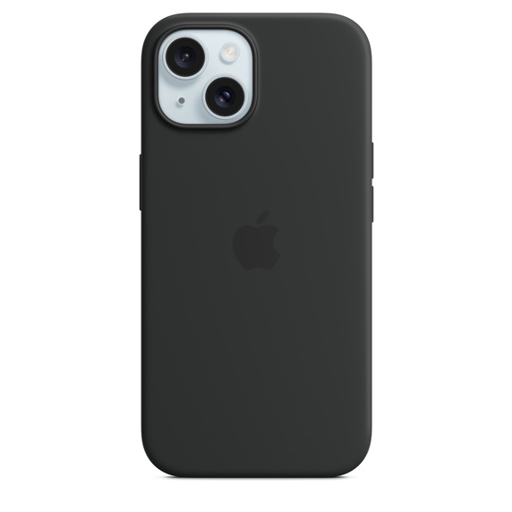 Zadní kryt Silicone Case with MagSafe s Apple iPhone 15 Plus, black