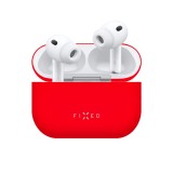 Ultratenké silikonové pouzdro FIXED Silky pro Apple AirPods Pro 3, červené
