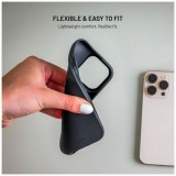 Zadní pogumovaný kryt FIXED Story pro Samsung Galaxy A37 5G, černý