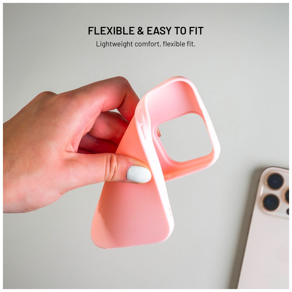 Zadní pogumovaný kryt FIXED Story pro Motorola Moto G86 5G/Power, růžový