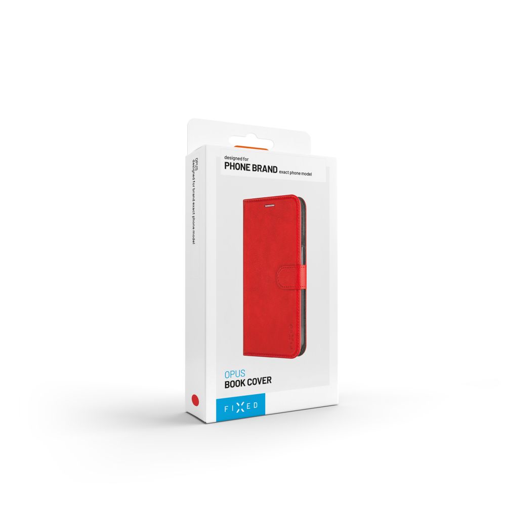 Pouzdro typu kniha FIXED Opus pro Samsung Galaxy A57 5G, červené