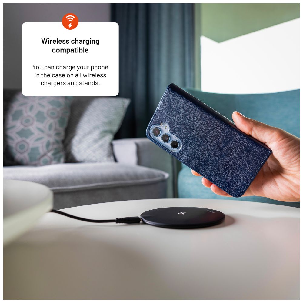 Pouzdro typu kniha FIXED Opus pro Samsung Galaxy A37 5G, modré