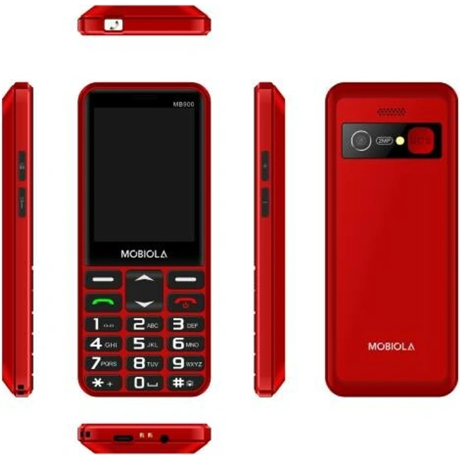 Mobiola MB900 červená