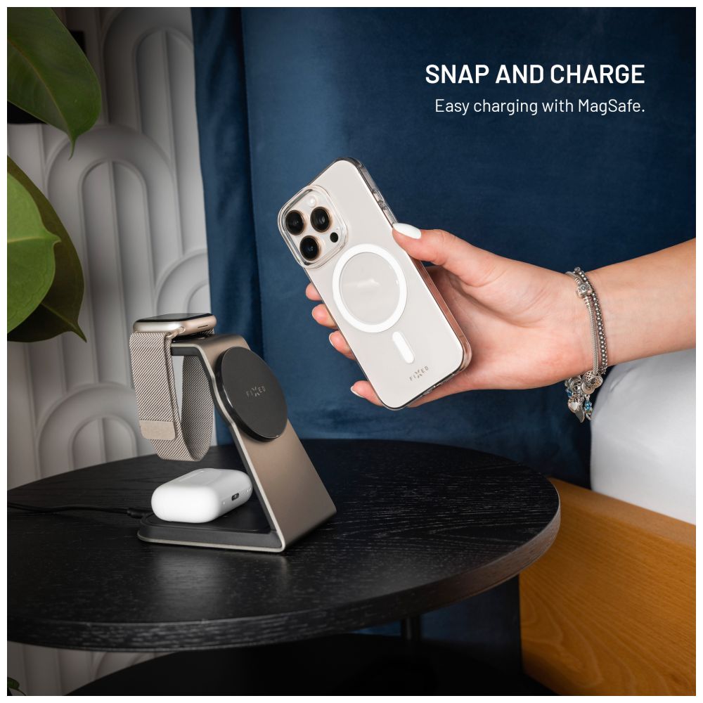 Zadní kryt FIXED MagShell s podporou MagSafe pro Samsung Galaxy S26 Ultra, čirá