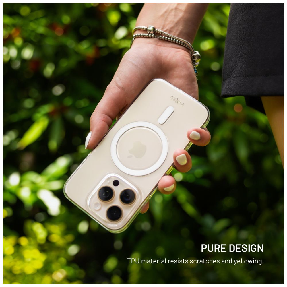 Zadní kryt FIXED MagShell s podporou MagSafe pro Samsung Galaxy S26 Ultra, čirá