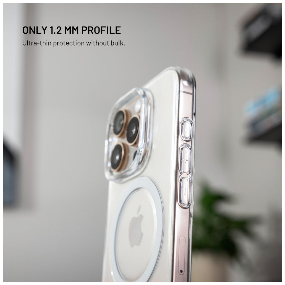 Zadní kryt FIXED MagShell s podporou MagSafe pro Samsung Galaxy S26+, čirá