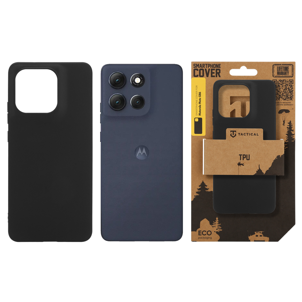 Tactical TPU Kryt pro Motorola Moto G86 Black 