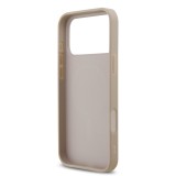 Guess PU Leather 4G Colored Ring MagSafe Zadní Kryt pro iPhone 17 Pro Max Pink