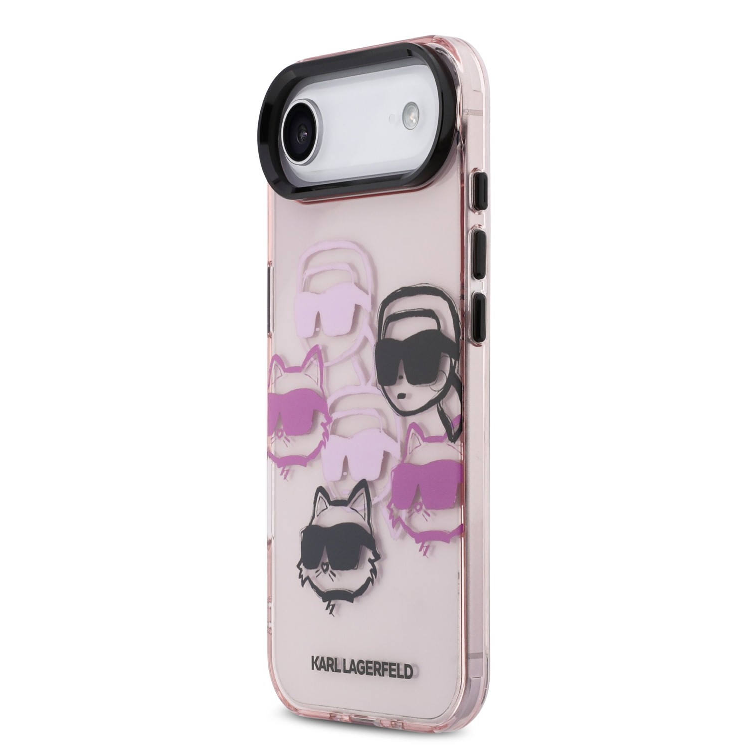 Karl Lagerfeld IML Multi K&CH Heads Zadní Kryt pro iPhone Air Pink