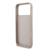 Guess PU 4G Stripe Zadní Kryt pro iPhone 17 Pro Max Pink