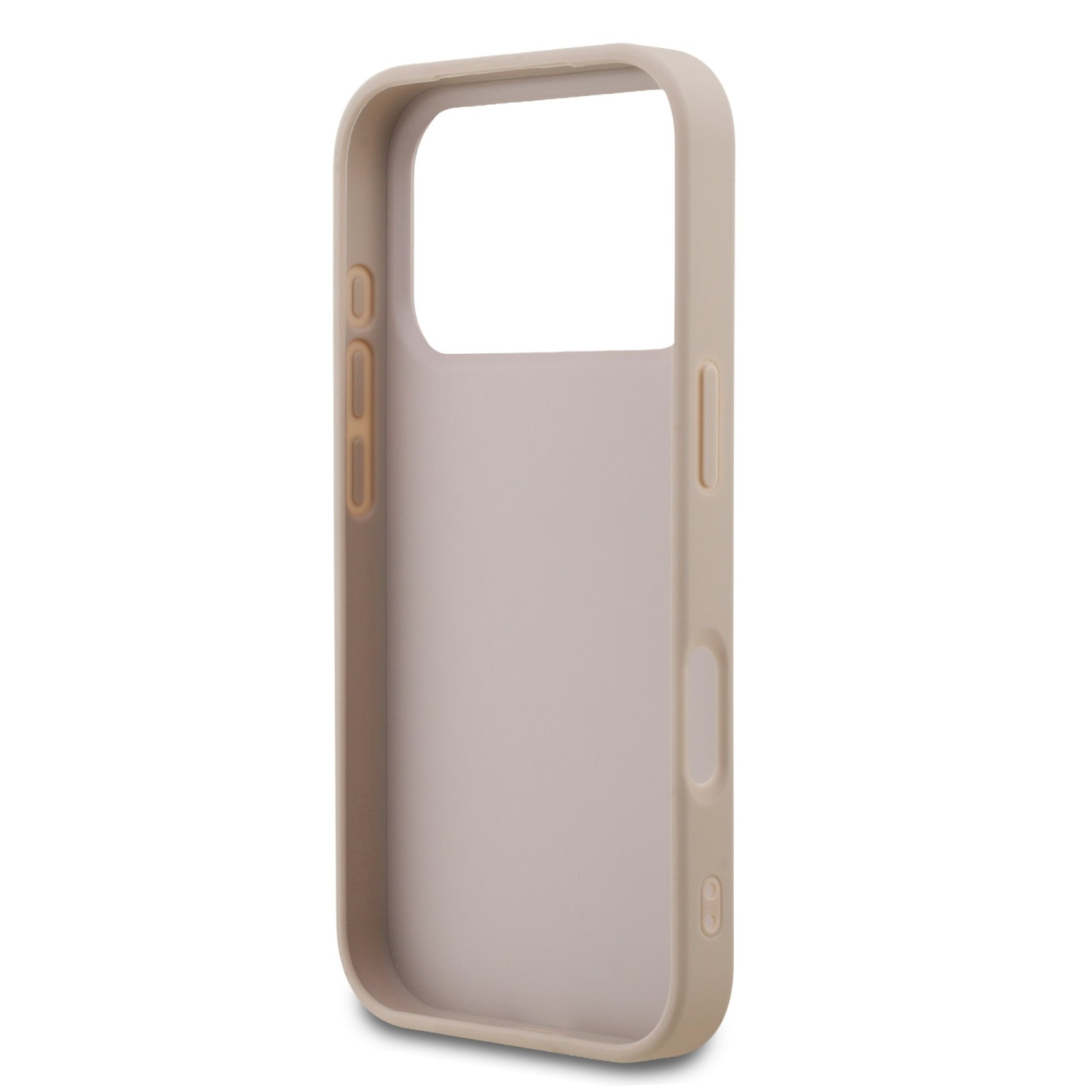 Guess PU 4G Stripe Zadní Kryt pro iPhone 17 Pro Pink