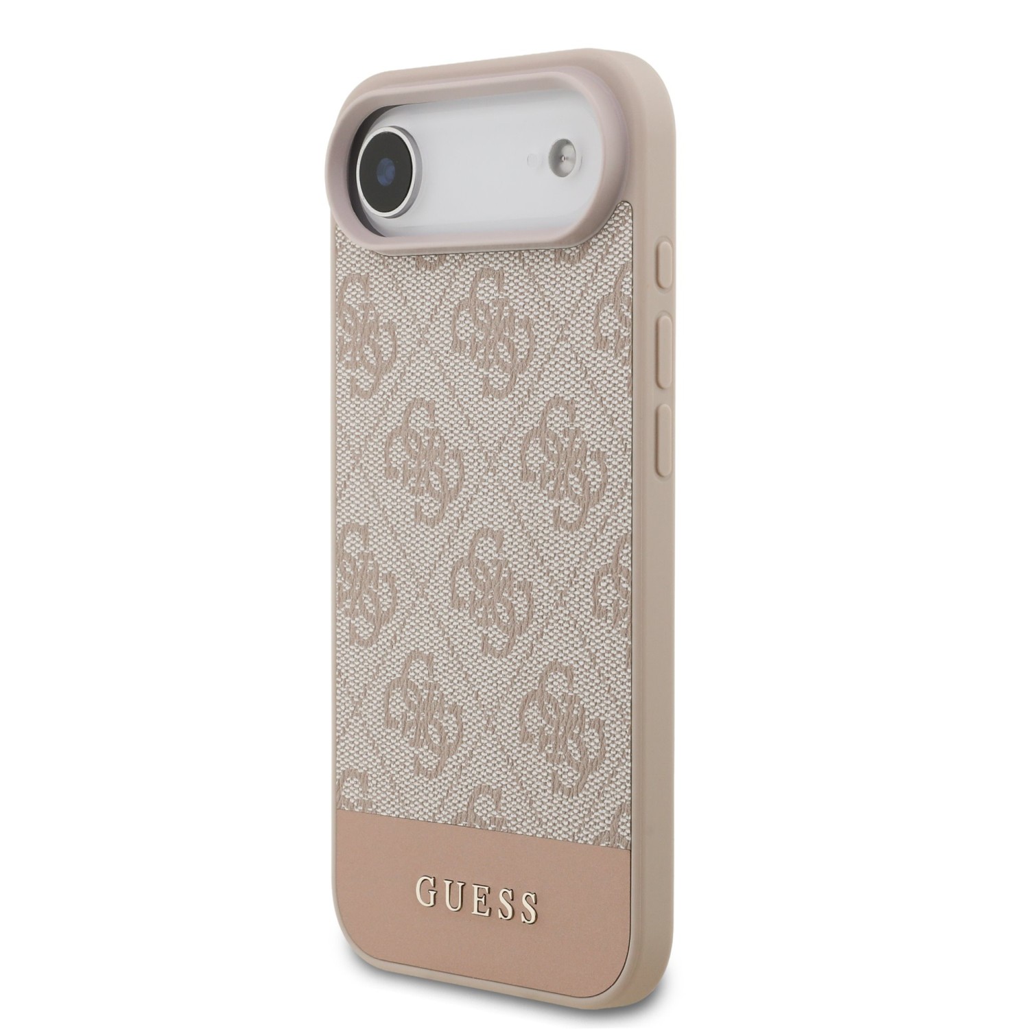 Guess PU 4G Stripe Zadní Kryt pro iPhone Air Pink