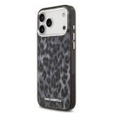 Karl Lagerfeld IML Leopard MagSafe Zadní Kryt pro iPhone 17 Pro Max Grey