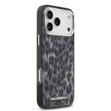 Karl Lagerfeld IML Leopard MagSafe Zadní Kryt pro iPhone 17 Pro Max Grey