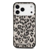 Karl Lagerfeld IML Leopard MagSafe Zadní Kryt pro iPhone 17 Pro Max Brown