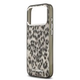 Karl Lagerfeld IML Leopard MagSafe Zadní Kryt pro iPhone 17 Pro Max Brown