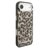 Karl Lagerfeld IML Leopard MagSafe Zadní Kryt pro iPhone Air Brown