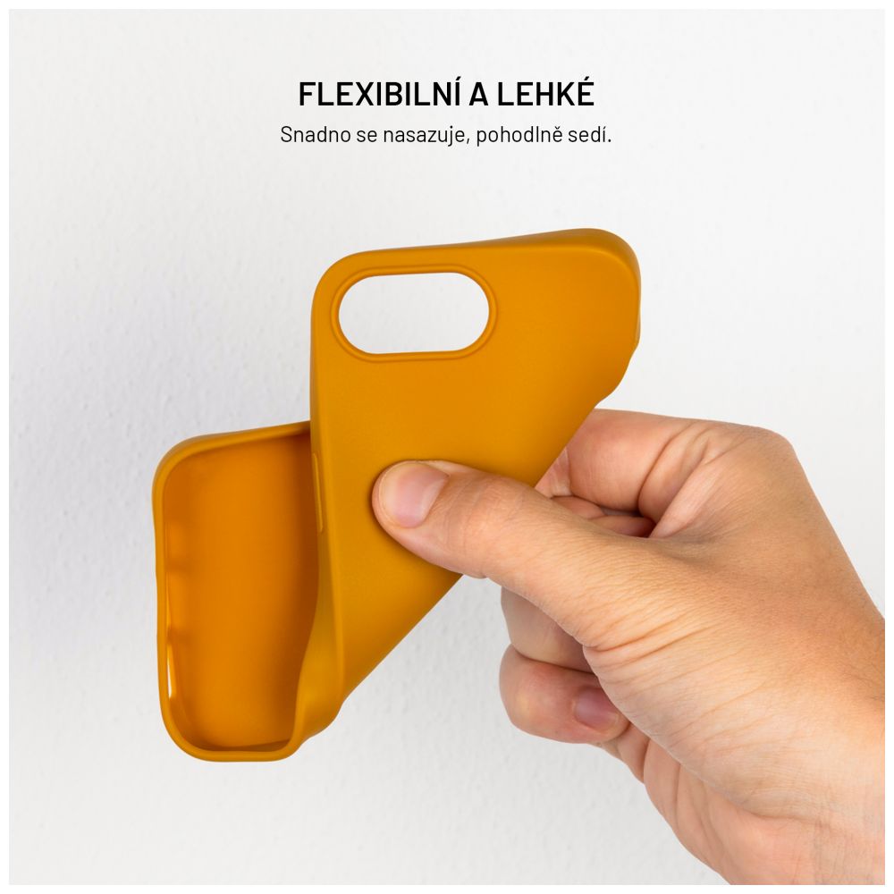 TPU gelový kryt FIXED ReStory pro Apple iPhone 16 Pro, zlatý