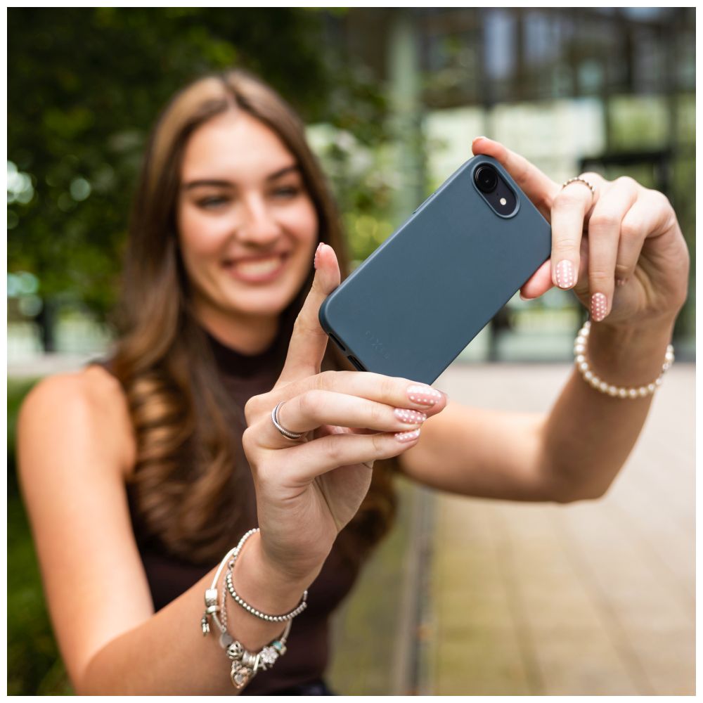 TPU gelový kryt FIXED ReStory pro Apple iPhone 16 Pro, modrý