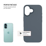 TPU gelový kryt FIXED ReStory pro Apple iPhone 16, modrý