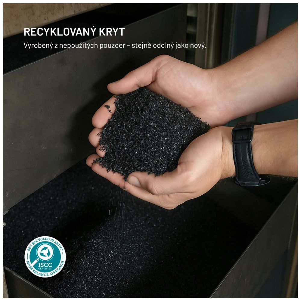 TPU gelový kryt FIXED ReStory pro Apple iPhone 17 Pro, černý