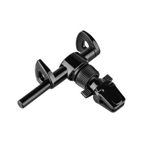 Univerzální držák FIXED Butterfly s uchycením do mřížky ventilace, černá