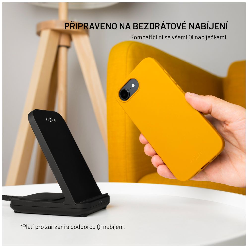 TPU gelový kryt FIXED ReStory pro Apple iPhone 13, zlatý