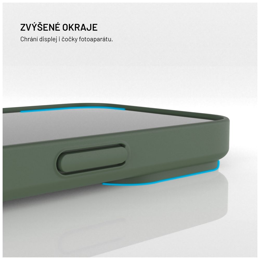 TPU gelový kryt FIXED ReStory pro Apple iPhone 13, zelený