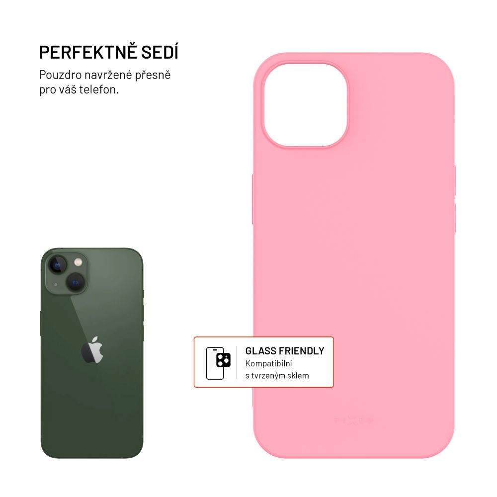 TPU gelový kryt FIXED ReStory pro Apple iPhone 13, růžový